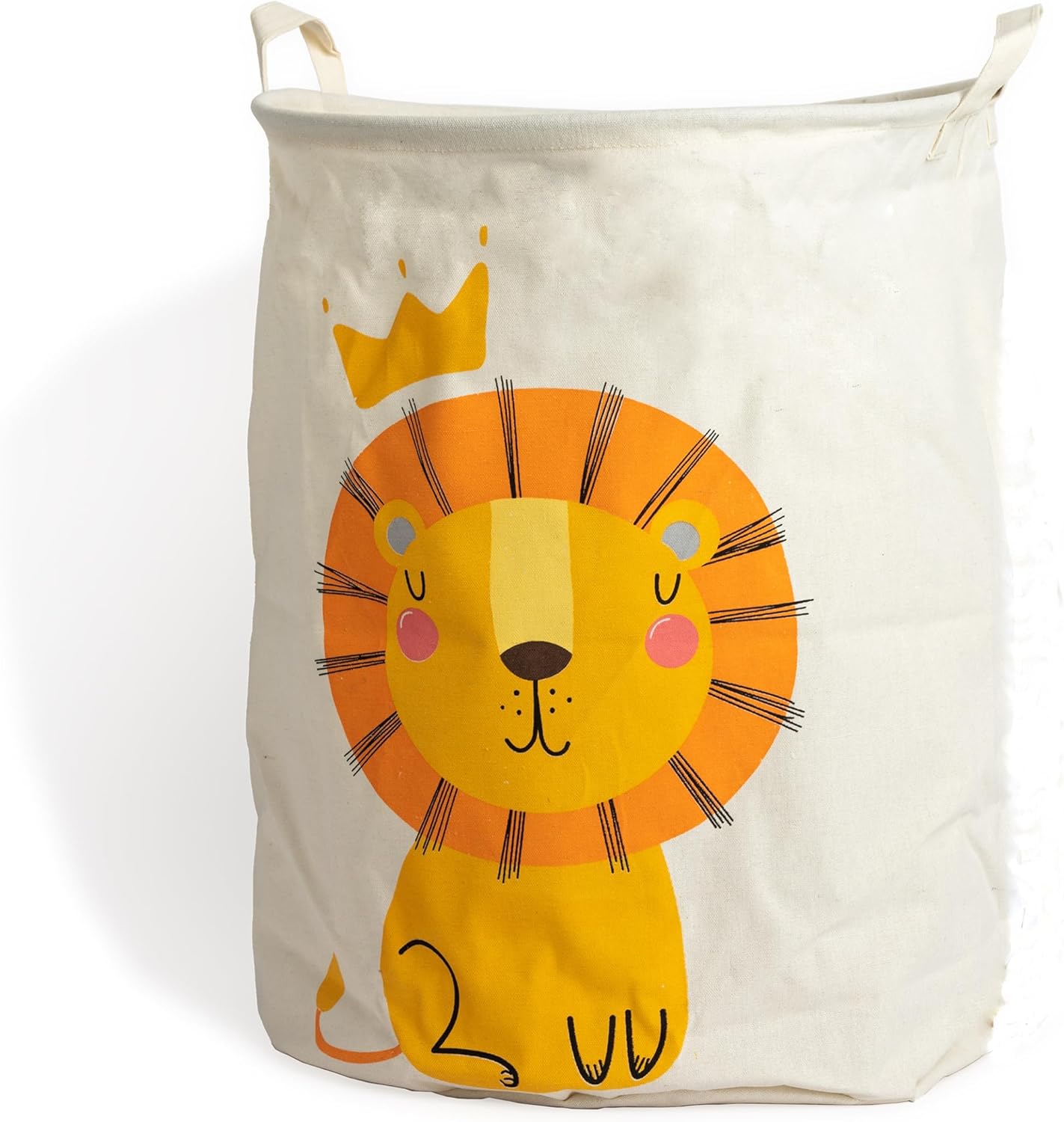 Foldable Toy Storage Basket & Laundry Hamper (H 50 cm x D 40 cm)