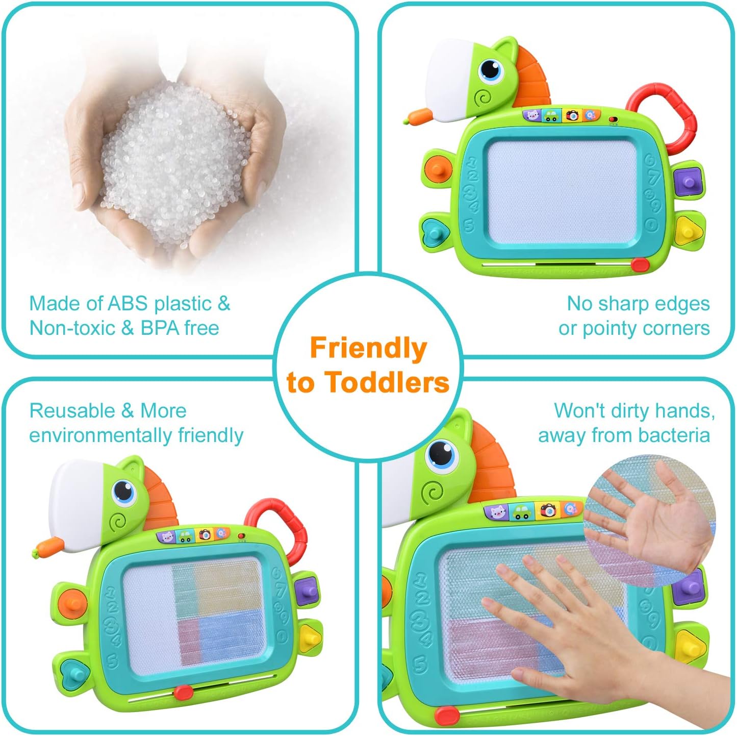 Hola Magnetic Drawing Doodle Board - 2Y+