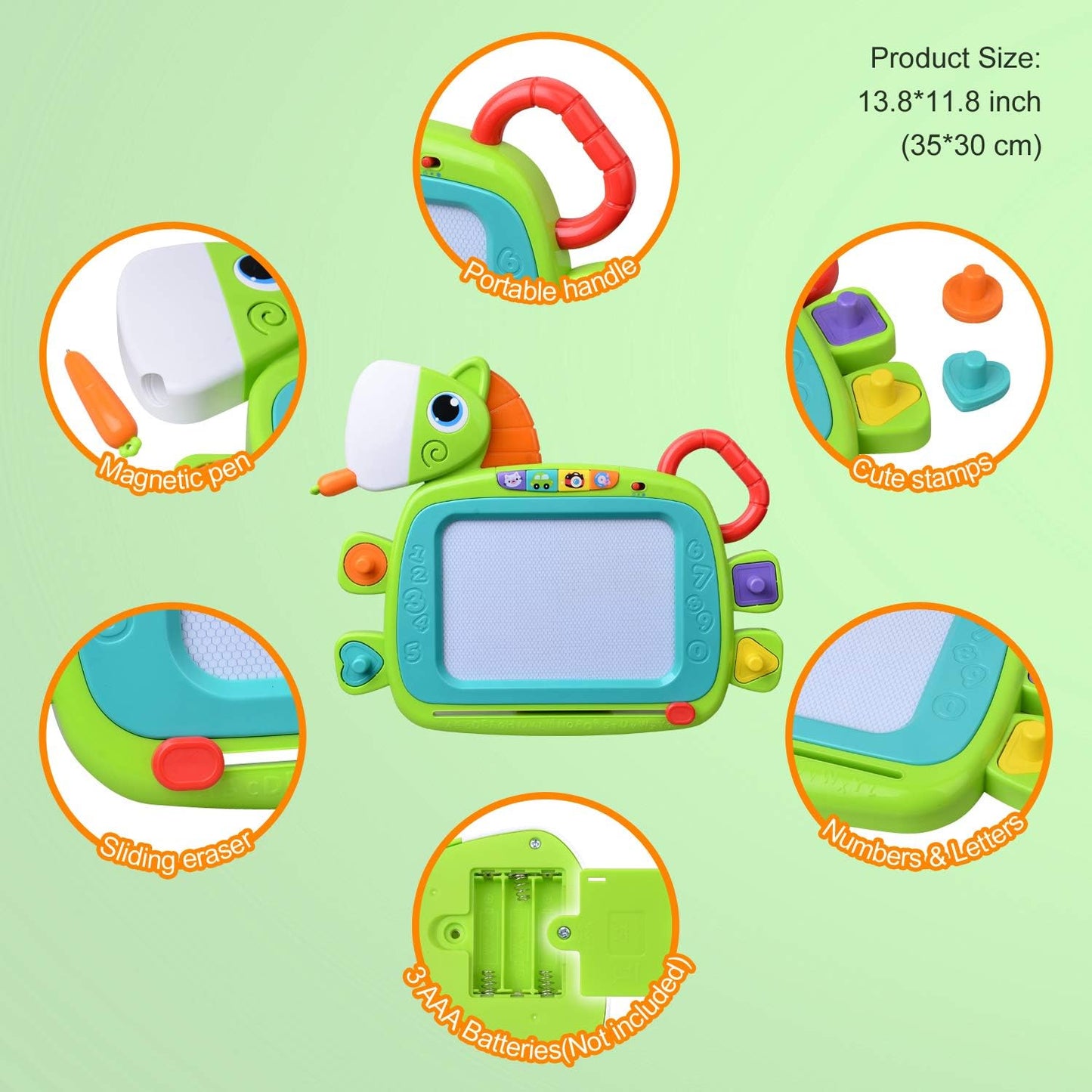 Hola Magnetic Drawing Doodle Board - 2Y+