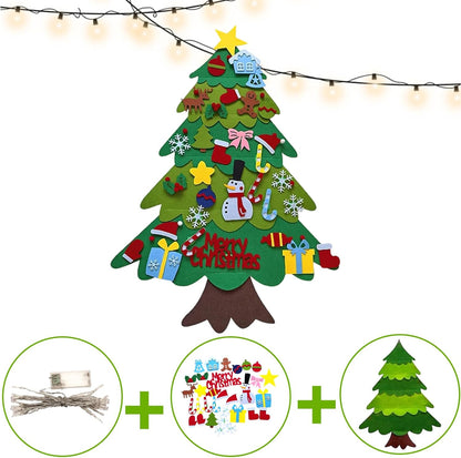 DIY Kids Hanging Christmas Tree Kit – Montessori Educational Toy - 18M+