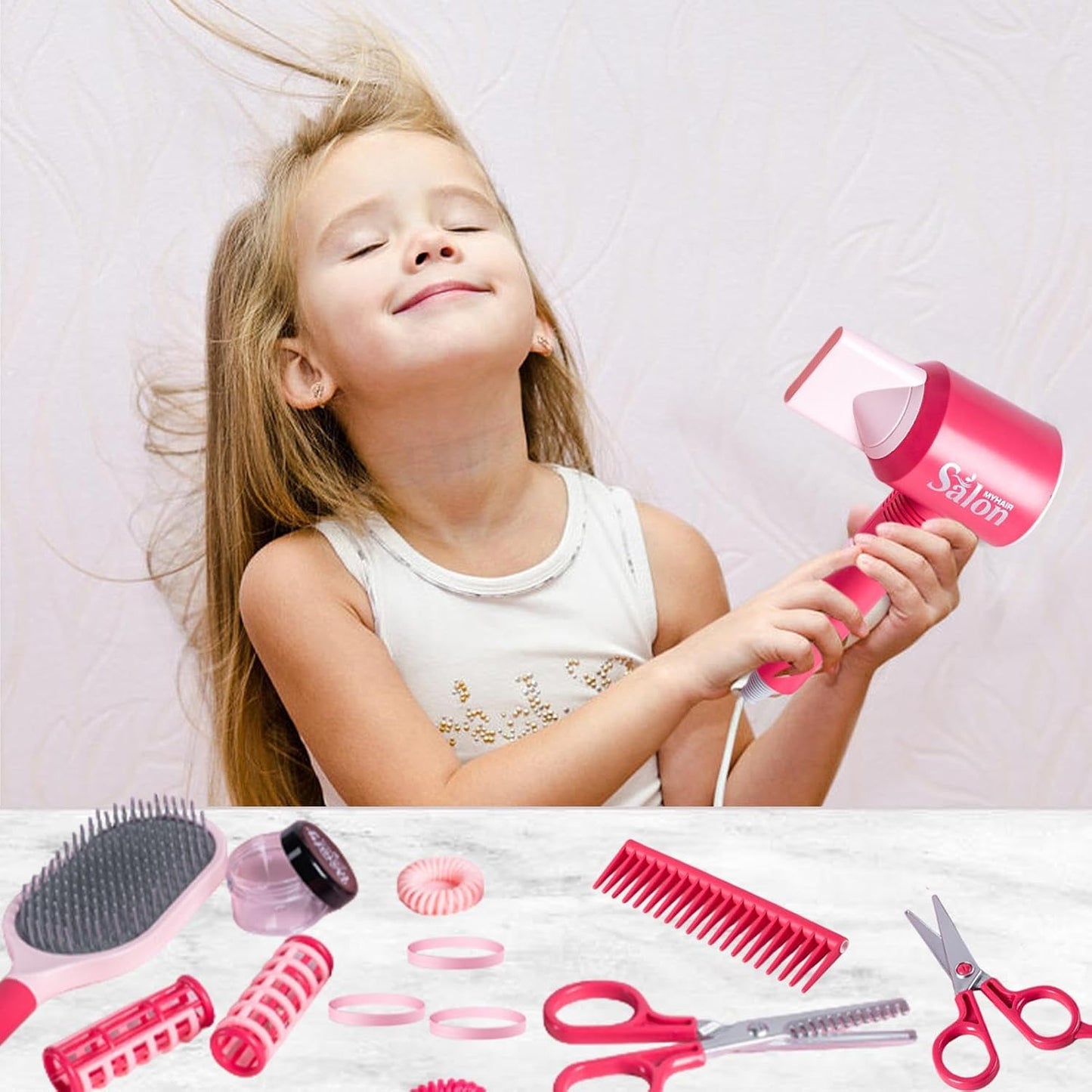 Girl Beauty Salon Hairdressing Playset (37pcs)