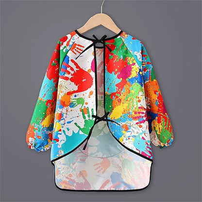 Children's Art Waterproof Painting Apron - Long Sleeves