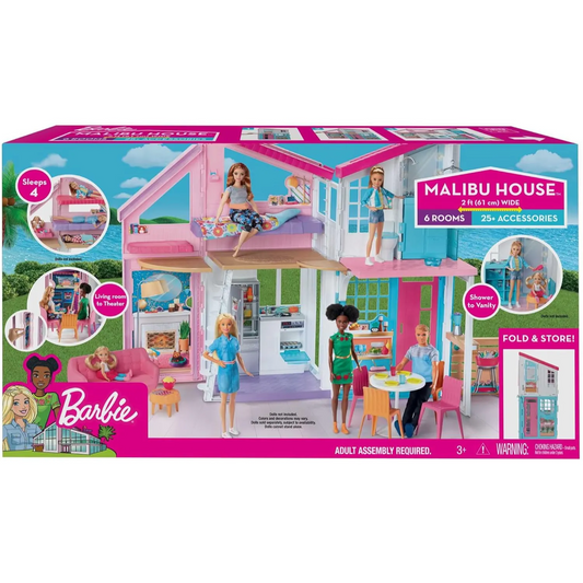 Barbie Malibu House Playset - 3Y+