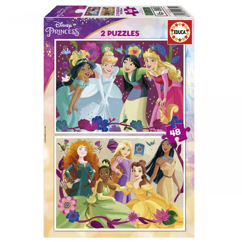 EDUCA Disney Princess Puzzle (2x48 pcs) - 4Y+