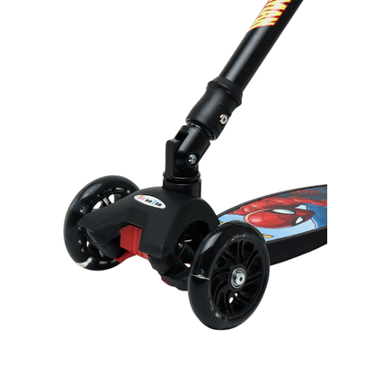 Marvel Spiderman Foldable Scooter with LED Light-Up Wheels - 2Y+