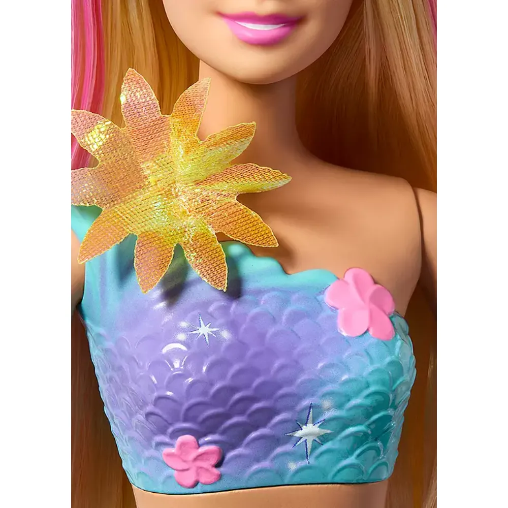 Barbie Flower Magic Mermaid Doll - 3Y+