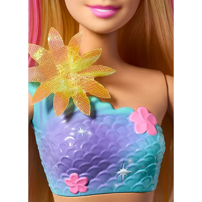Barbie Flower Magic Mermaid Doll - 3Y+