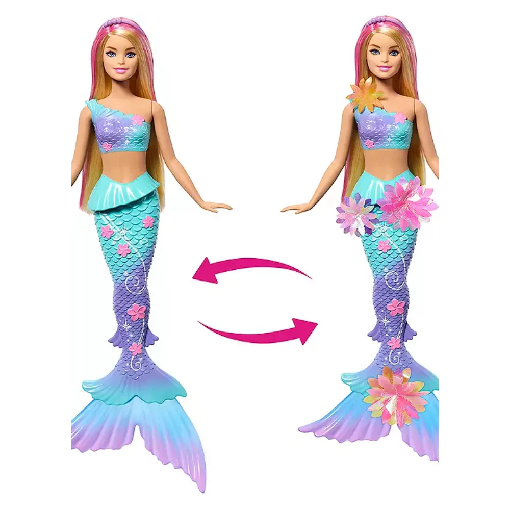 Barbie Flower Magic Mermaid Doll - 3Y+