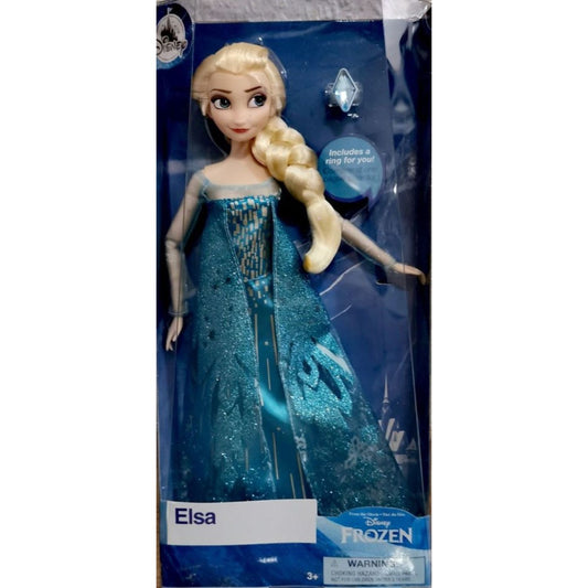 Disney Frozen Classic Collection Elsa Doll with Sparkly Blue Dress