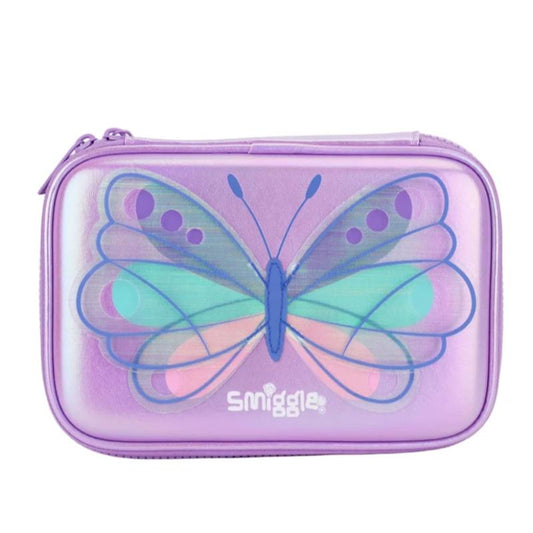 SMIGGLE – BUTTERFLY HARDTOP PENCIL CASE
