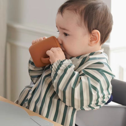 Long Sleeves Waterproof Baby Bibs (6-24M)