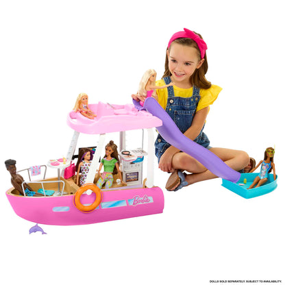 Barbie Dream Boat Playset With Pool and Slide (Dolls not included) - 3Y+