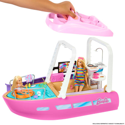 Barbie Dream Boat Playset With Pool and Slide (Dolls not included) - 3Y+