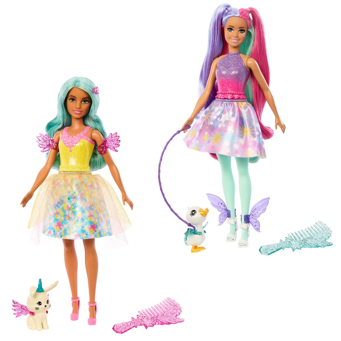 Barbie A Touch of Magic Doll & Accessories, Teresa with Fantasy Outfit, Pet, Leash & Styling Accessories - 3Y+