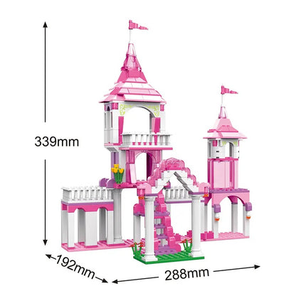 Princess Castle Building Blocks Lego Set 555 pcs