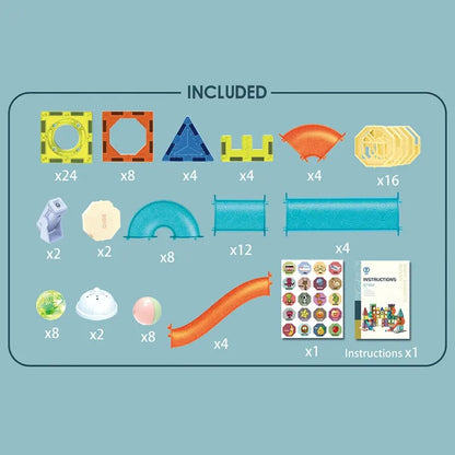 Light Magnetic Blocks 110 pcs