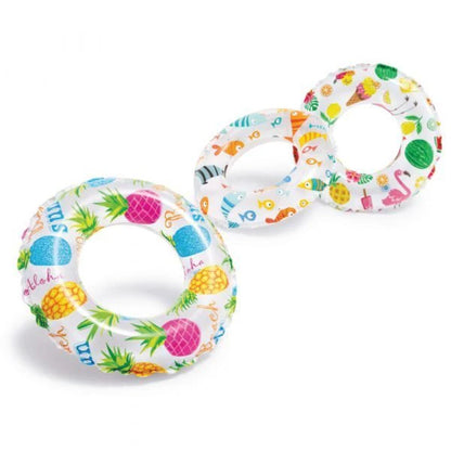 INTEX LIVELY PRINT SWIM RINGS 51CM | 3-6Y