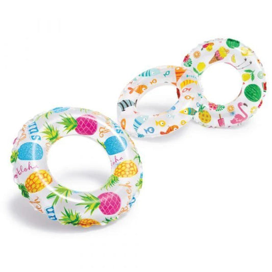 INTEX LIVELY PRINT SWIM RINGS 51CM | 3-6Y