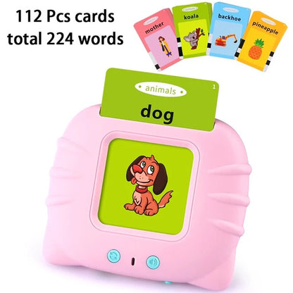 Talking Flash Cards Educational Toy - Montessori Learning Toy (English)