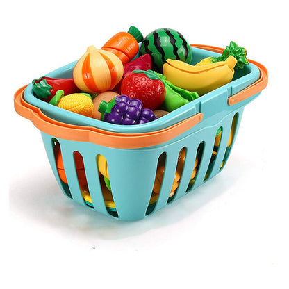 Educational Cutting Play Food Kids Toy Set (43 pcs)