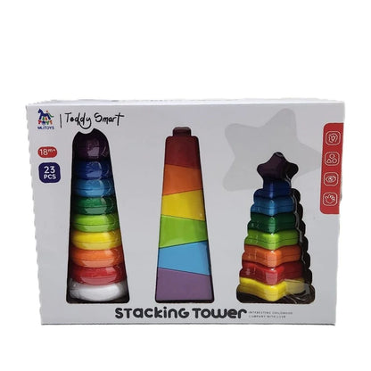 Sensory Stacking Tower - 18M+
