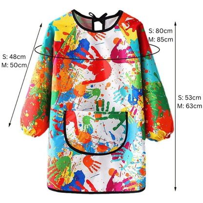 Children's Art Waterproof Painting Apron - Long Sleeves