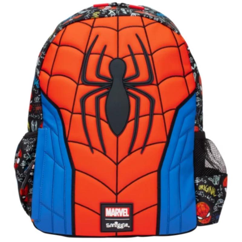 SMIGGLE – SPIDERMAN JUNIOR CHARACTER HOODIE BACKPACK – 36x30 CM - 3-5Y