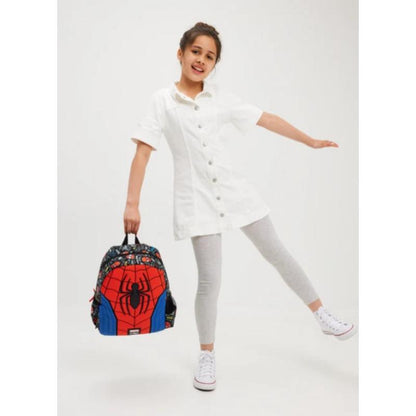 SMIGGLE – SPIDERMAN JUNIOR CHARACTER HOODIE BACKPACK – 36x30 CM - 3-5Y