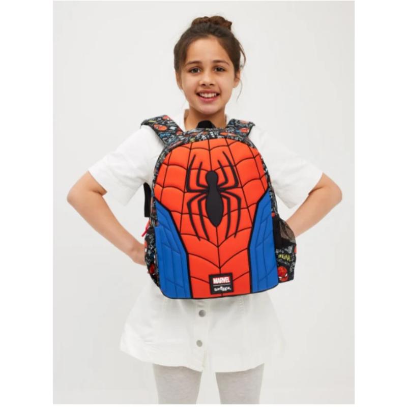 SMIGGLE – SPIDERMAN JUNIOR CHARACTER HOODIE BACKPACK – 36x30 CM - 3-5Y