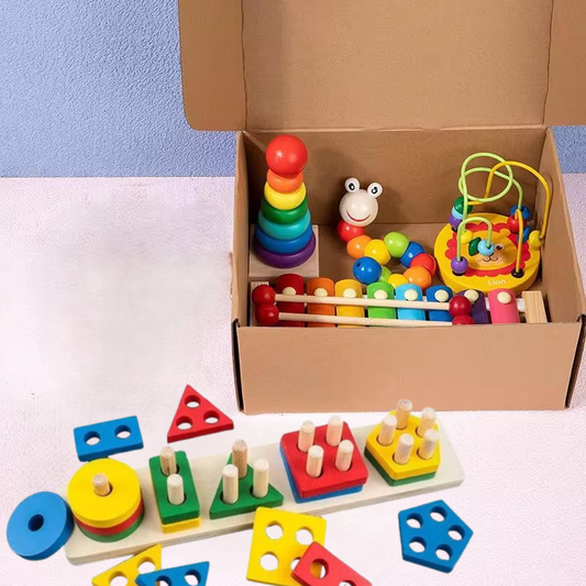Montessori Wooden Educational Toy Set (5 pcs)