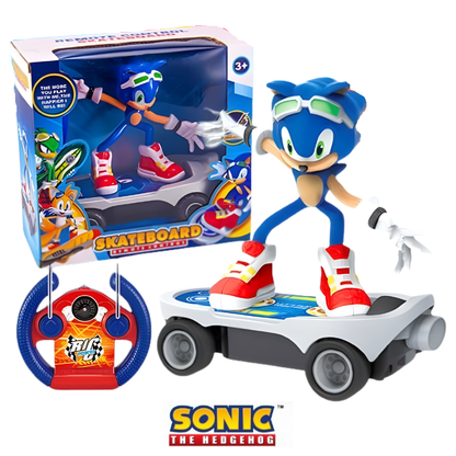 Sonic Free Rider Remote Controlled Skateboard - 3Y+