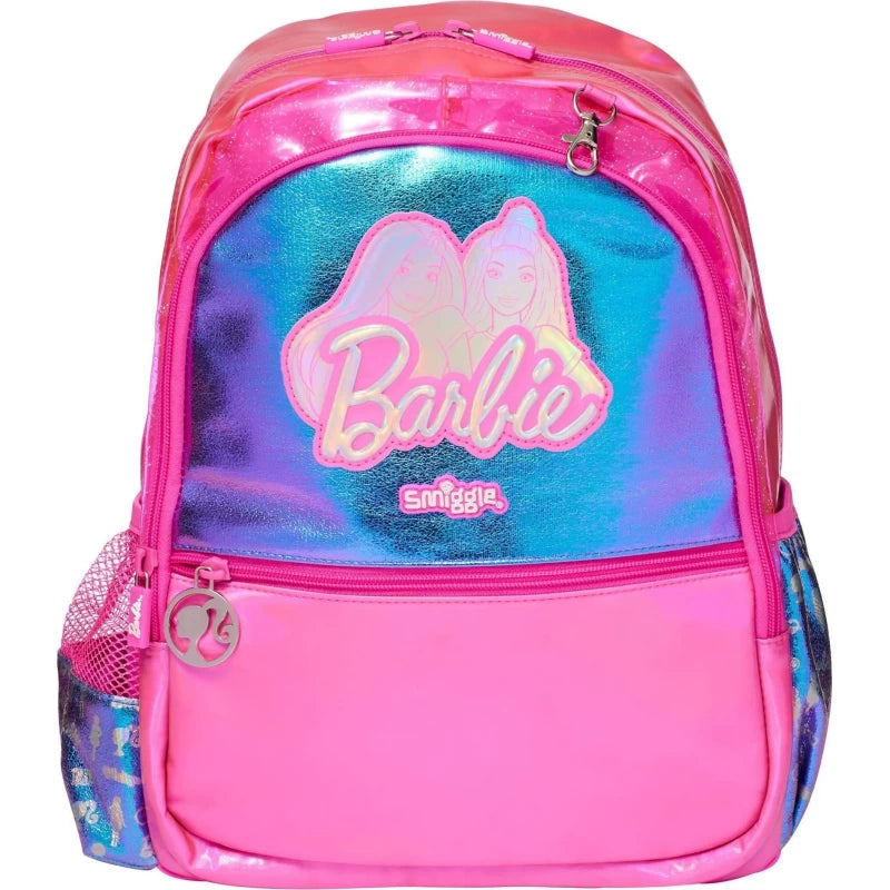 SMIGGLE – BARBIE PLAY & GO JUNIOR CHARACTER HOODIE BACKPACK – 36x30 CM - 3-5Y