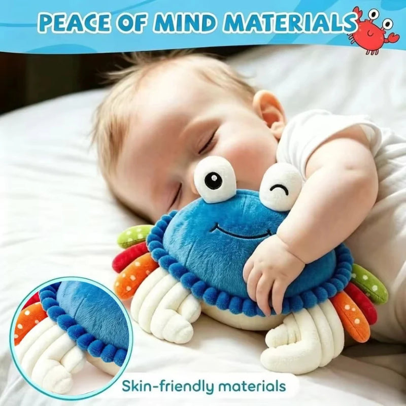 Bouncing Interactive Musical Plush Crab with Voice Function - 6M+
