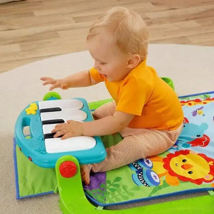 Kick and Play Activity Gym Play Mat for Baby with Piano - Lay and Play Sit Activity Toy