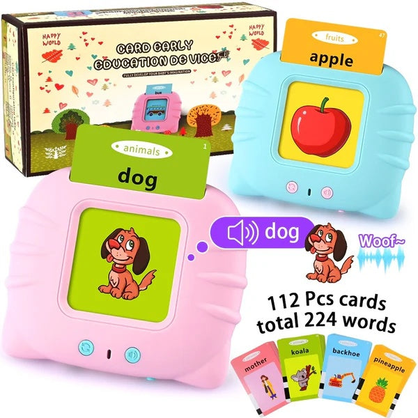Talking Flash Cards Educational Toy - Montessori Learning Toy (English)