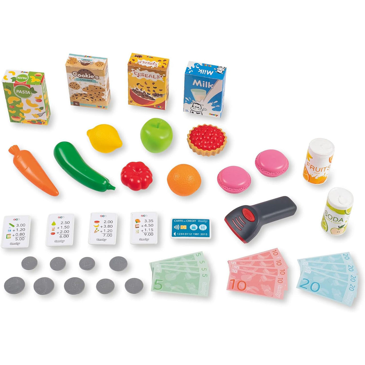 Smoby Supermarket Roleplay Playset 42 accessories - 3Y+