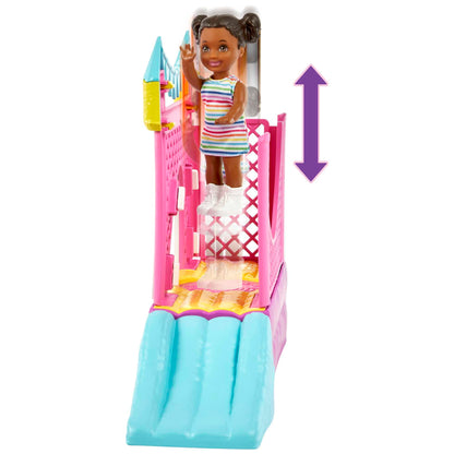Barbie Skipper Babysitters Inc. Bounce House Playset With Dolls & Accessories - 3Y+