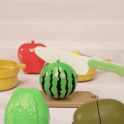 Educational Cutting Play Food Kids Toy Set (43 pcs)