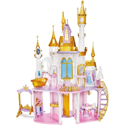 Disney Princess Ultimate Celebration Castle, 125cm Tall Doll House (Dolls not included) - 3Y+
