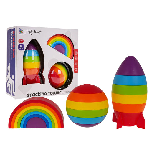 Sensory Stacking Tower - 18M+